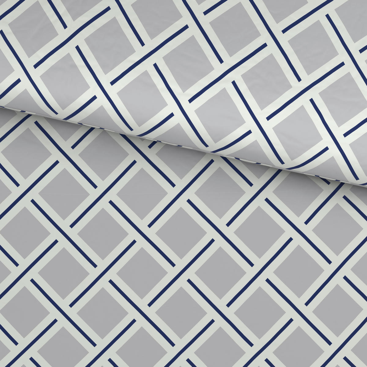 PÅSLAKANSET satin 150/210 cm  - silver/grå, textil (150/210cm) - Novel