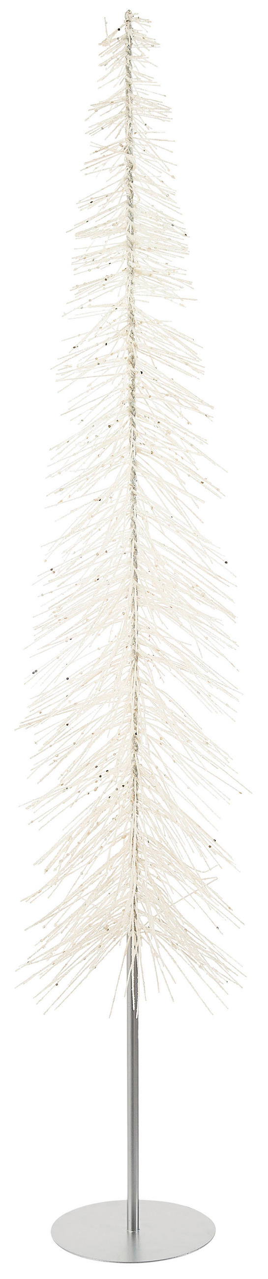 DEKOBAUM  - Weiß, LIFESTYLE, Kunststoff/Metall (24/120cm)