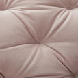 CHESTERFIELD-SESSEL in Samt Rosa  - Schwarz/Rosa, Trend, Holz/Textil (97/79/84cm) - Ambia Home