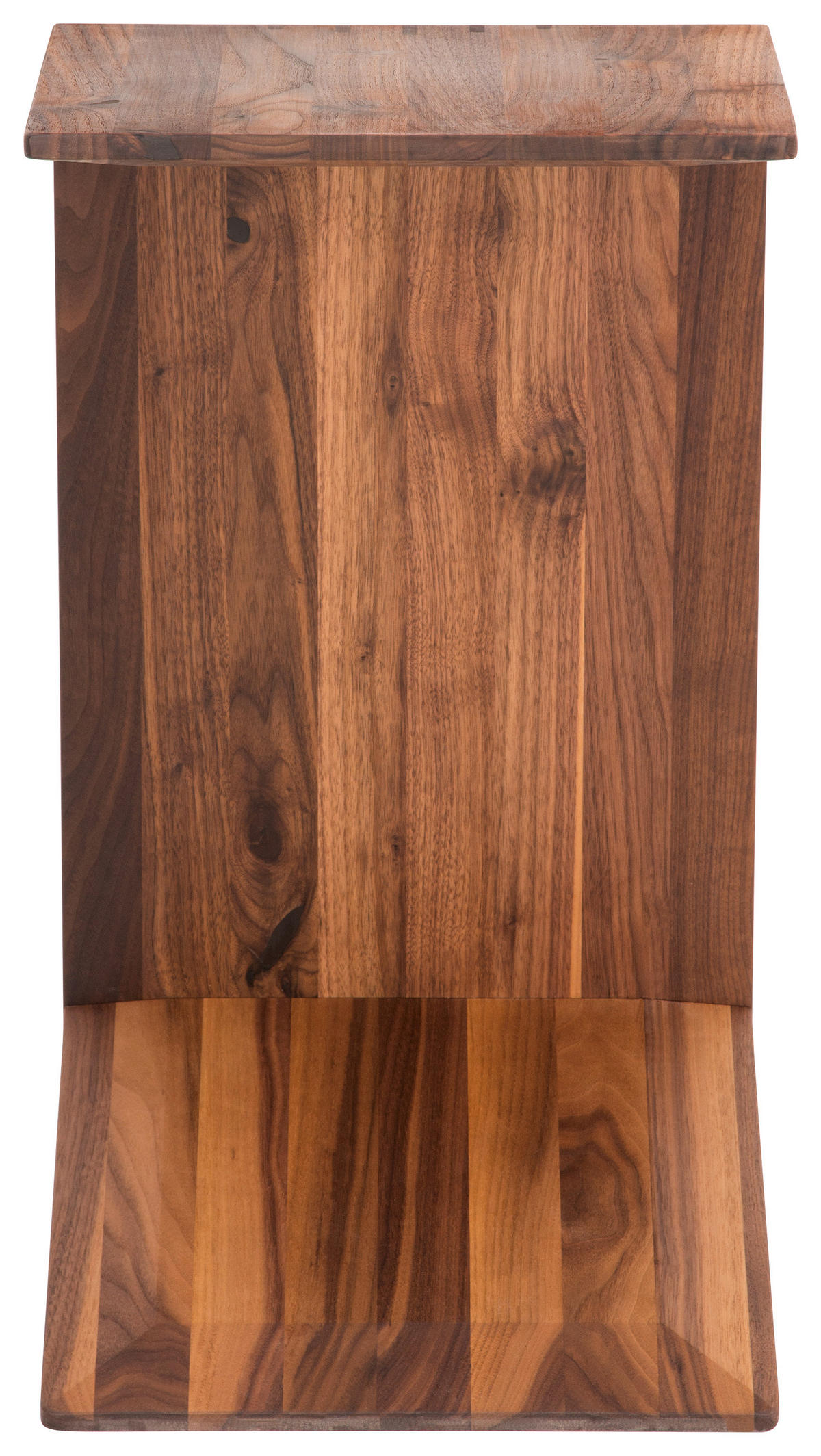 BEISTELLTISCH in Holz 37,6/38/76,6 cm  - Nussbaumfarben, Design, Holz (37,6/38/76,6cm) - TEAM 7