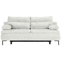 BOXSPRINGSOFA  mit Stoffauswahl Webstoff Naturfarben  - Schwarz/Naturfarben, Design, Textil/Metall (202/93/100cm) - Novel