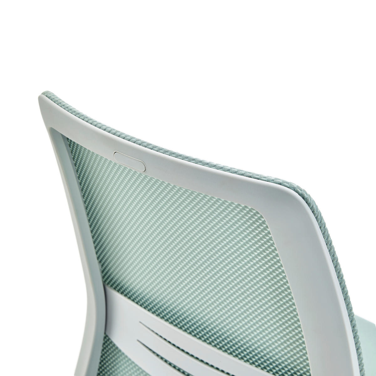DREHSTUHL Flachgewebe Mintgrün  - Weiß/Grau, MODERN, Kunststoff/Textil (68/108/55cm) - MID.YOU