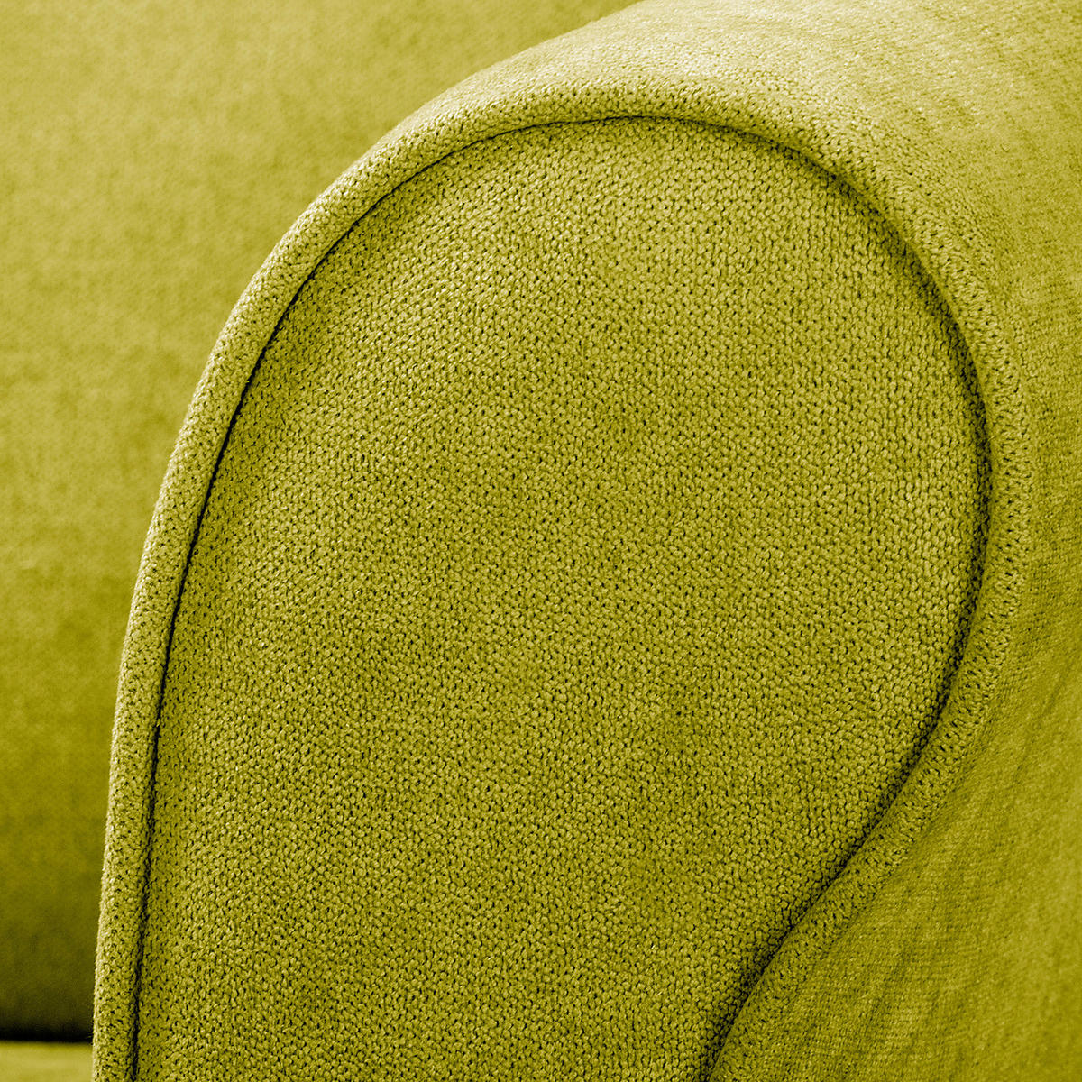 OHRENSESSEL in Mikrofaser Hellgrün  - Naturfarben/Hellgrün, Design, Holz/Textil (87/105/90cm) - Livetastic