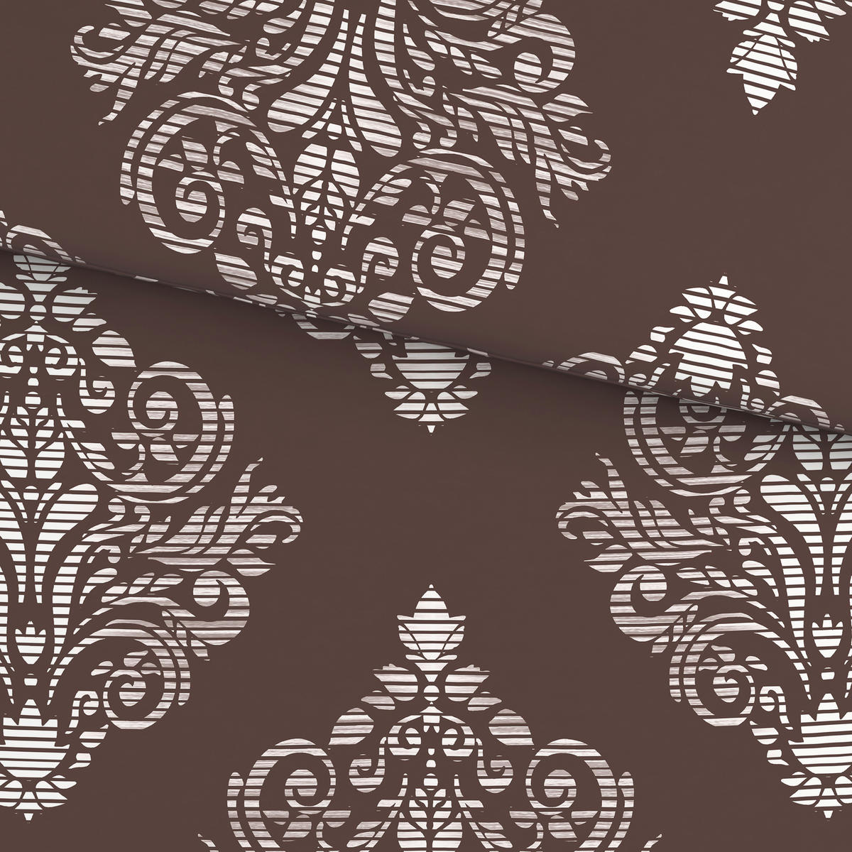 BETTWÄSCHE 2-teilig Satin 140/200 cm  - Braun, KONVENTIONELL, Textil (140/200cm) - Novel