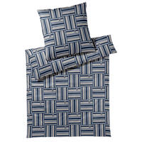 WENDEBETTWÄSCHE Makosatin 140/200 cm  - Blau, Design, Textil (140/200cm) - Joop!