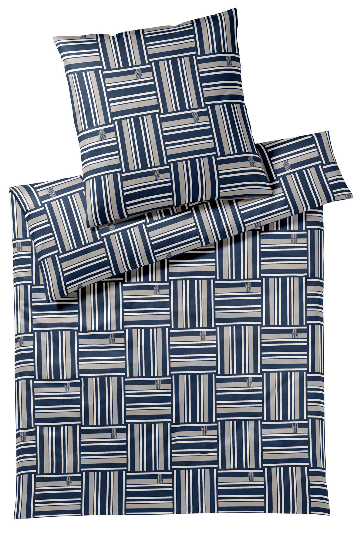 WENDEBETTWÄSCHE Makosatin 140/200 cm  - Blau, Design, Textil (140/200cm) - Joop!