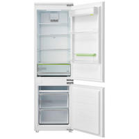 KÜHL-GEFRIER-KOMBINATION KG178SENF  - Weiß, Basics, Kunststoff/Metall (54/177/54,5cm) - Midea