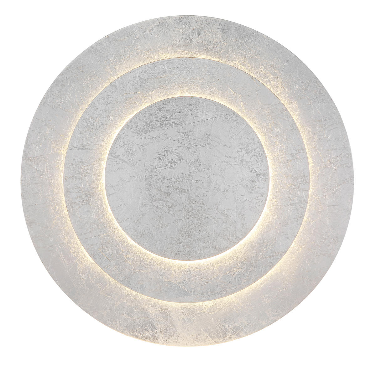 LED-DECKENLEUCHTE  49/7,5 cm    - Silberfarben, Design, Metall (49/7,5cm) - Globo