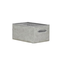 KOŠÍK DO REGÁLU, béžová - béžová, Design, textil/plast (34/23/18cm) - Ambia Home