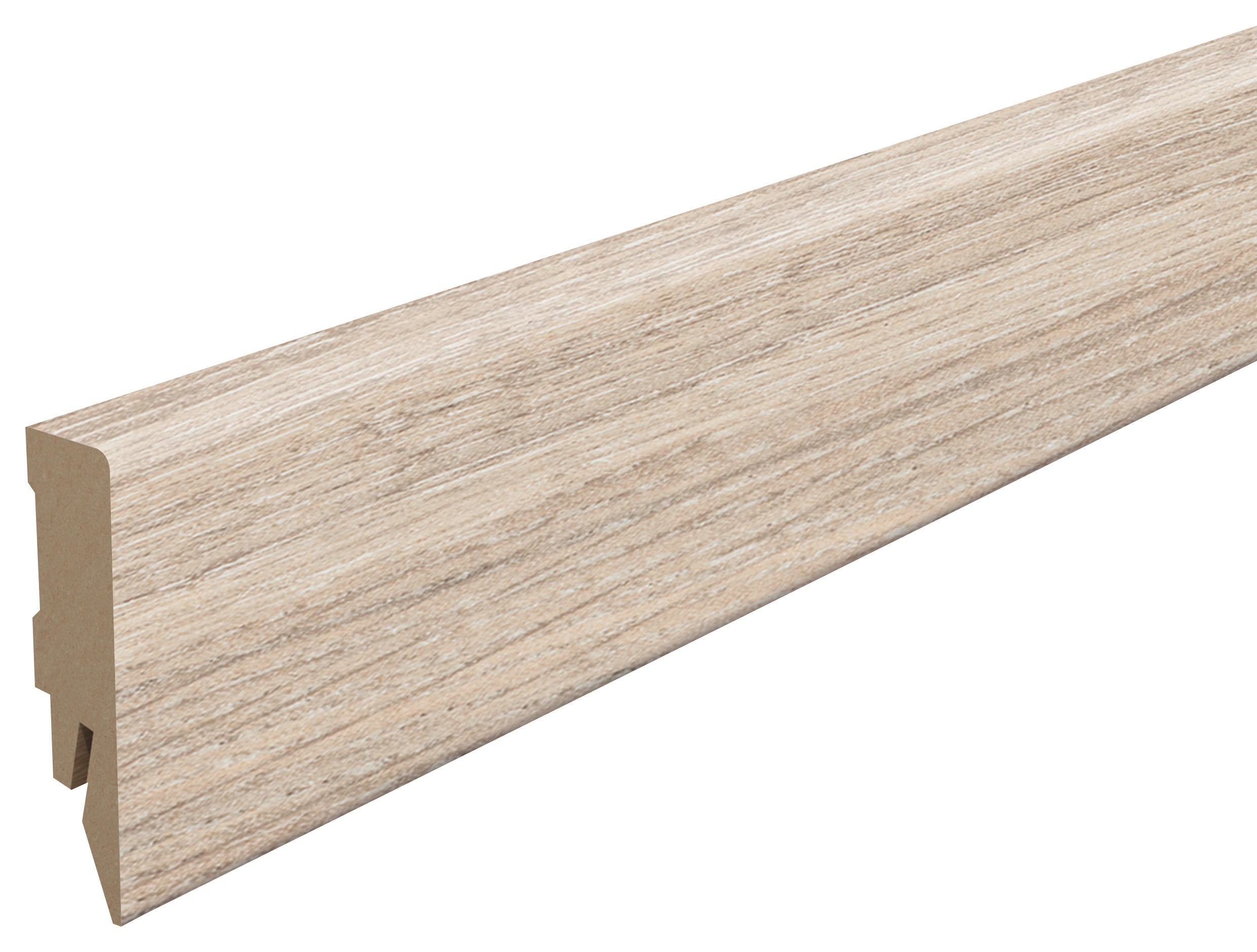 SOCKELLEISTE, Eiche grau - Grau, KONVENTIONELL, Holzwerkstoff (240/1.4/5.8cm) - Egger Holzwerkstoffe