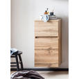 UNTERSCHRANK 40/79/35 cm - Eiche Wotan/Silberfarben, Natur, Holzwerkstoff/Kunststoff (40/79/35cm) - Xora