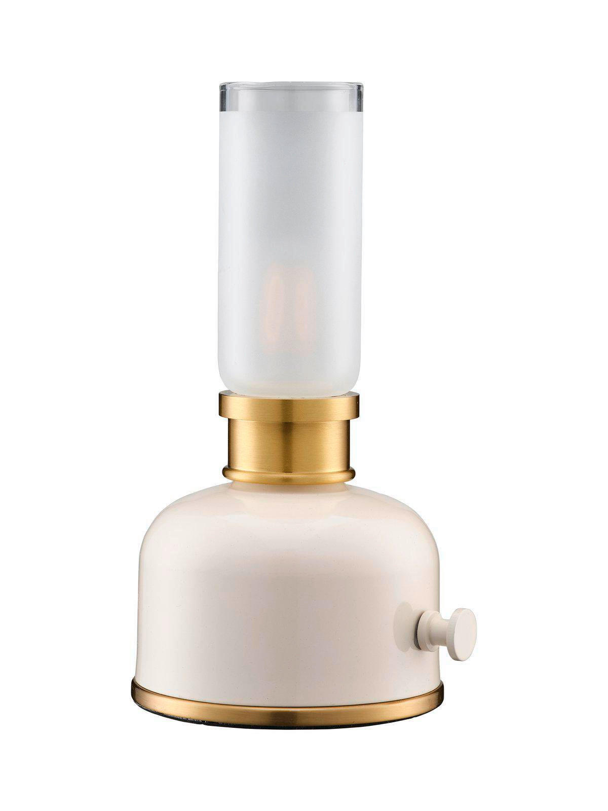 AKKU-TISCHLEUCHTE PR Home Frida 11/22/11 cm  - Beige/Hellgrau, KONVENTIONELL, Metall (11/22/11cm)