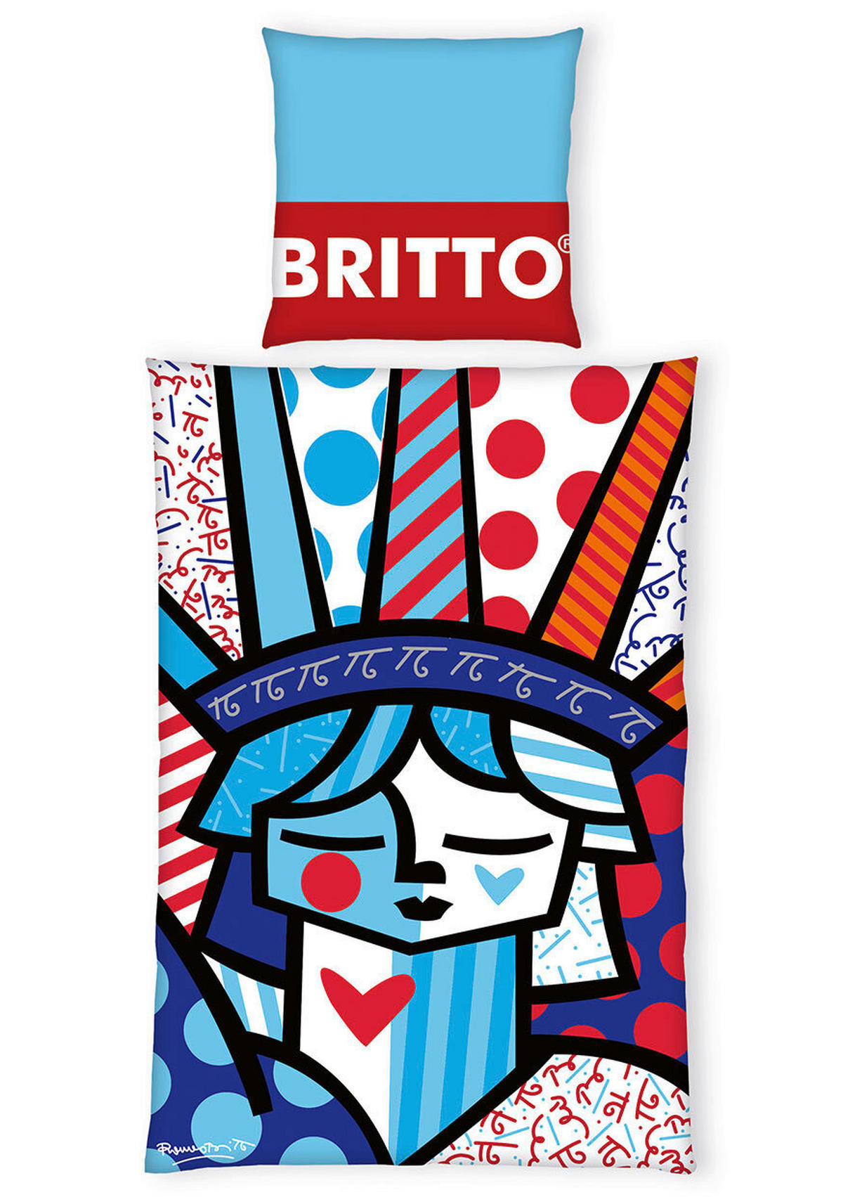 OBOJSTRANNÁ POSTEĽNÁ BIELIZEŇ, renforcé, viacfarebná, 135/200 cm - viacfarebná, Basics, textil (135/200cm) - BRITTO