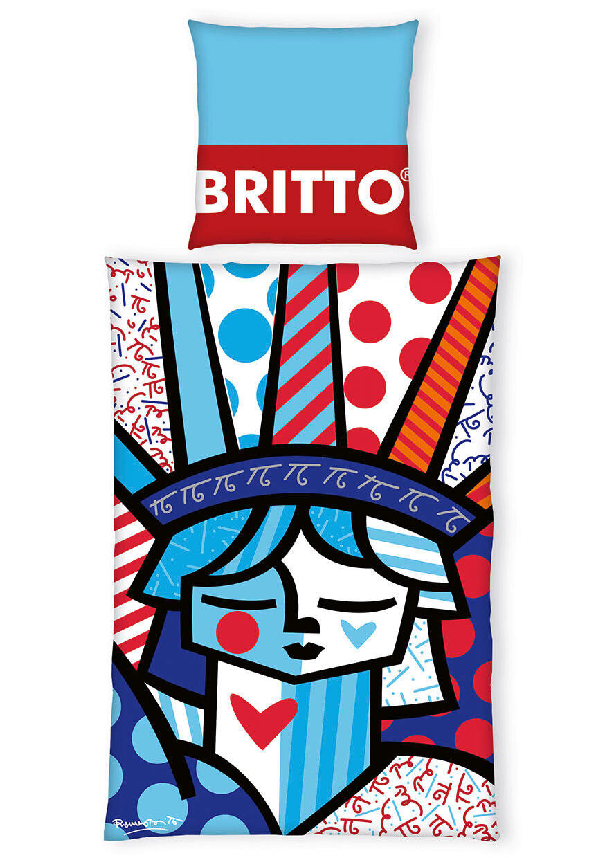 Britto Wendebettwäsche NEW York Mehrfarbig 135x200 cm