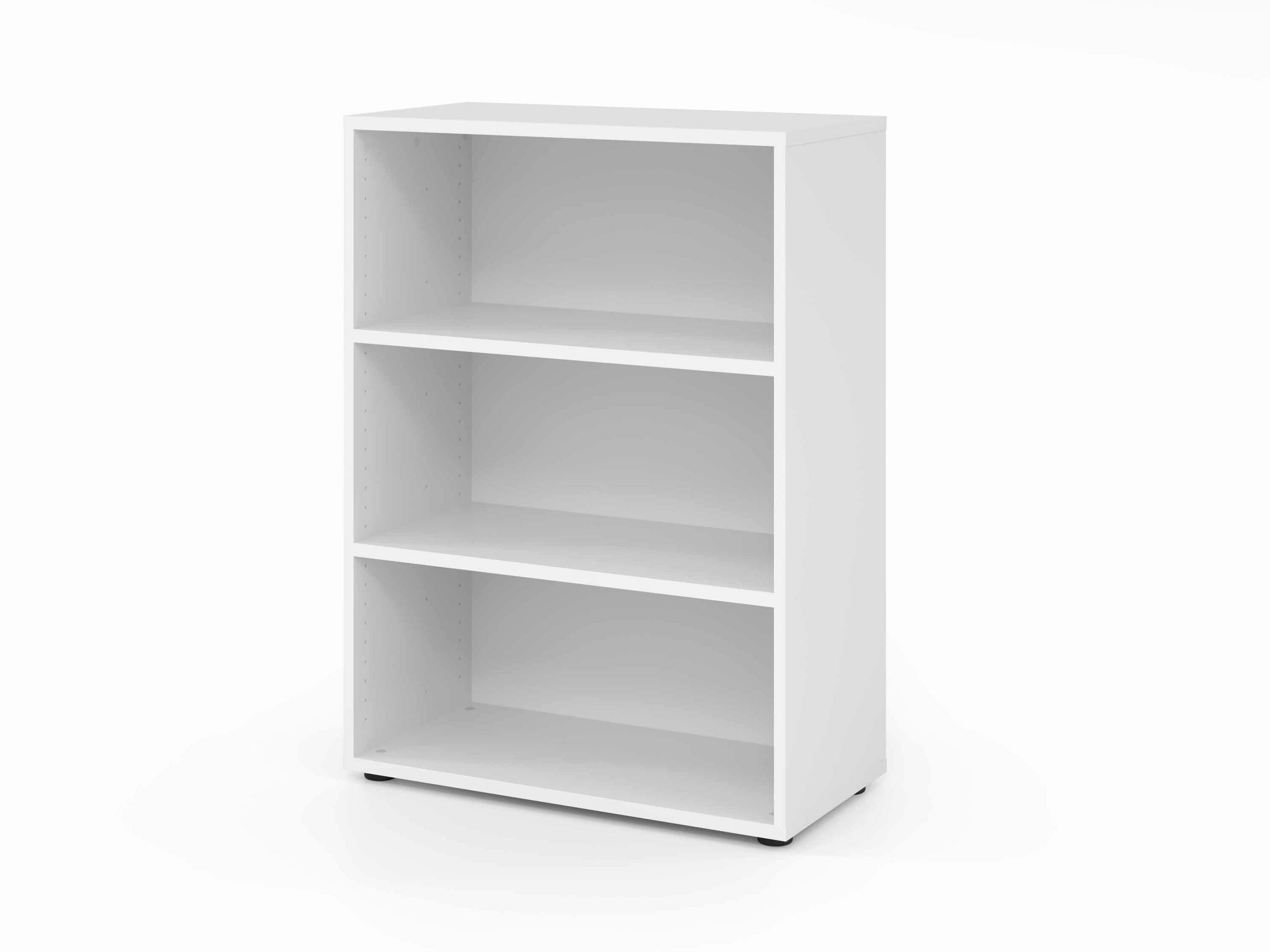 AKTENREGAL Weiß  - Weiß, Basics, Holzwerkstoff (80/110/40cm) - Venda