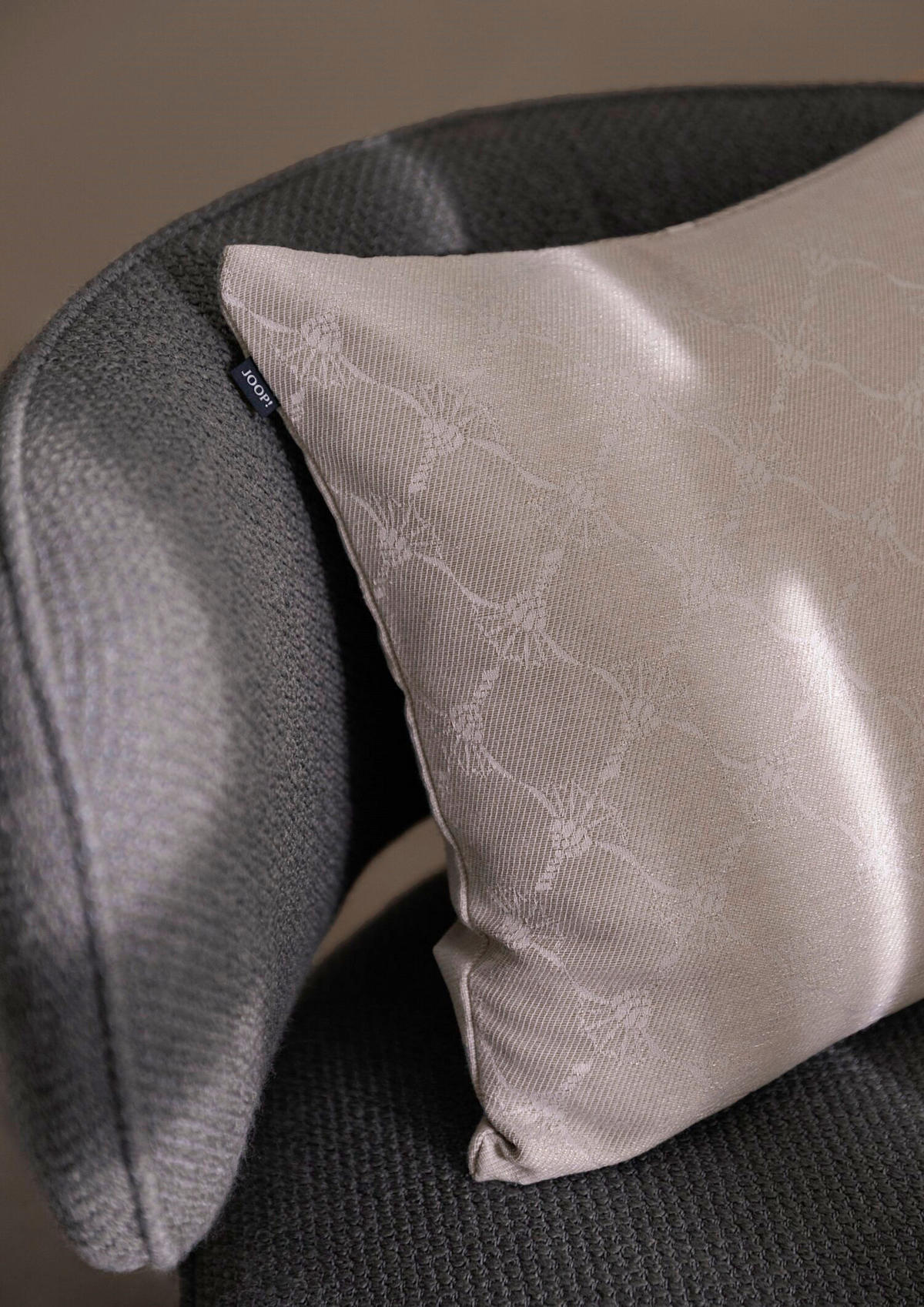 POTAH NA POLŠTÁŘ  40/40 cm - krémová/šampaňská, Design, textil (40/40cm) - Joop!