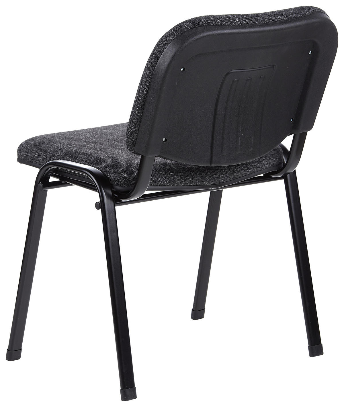 BESUCHERSTUHL Anthrazit, Schwarz  - Anthrazit/Schwarz, Basics, Textil/Metall (58/84/41cm) - MID.YOU