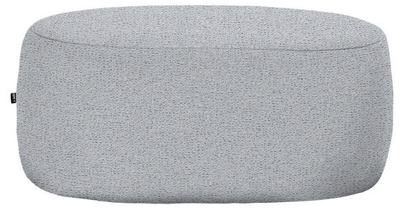 HOCKER in Textil Grau  - Schwarz/Grau, MODERN, Kunststoff/Textil (88/43/66cm) - Hom`in