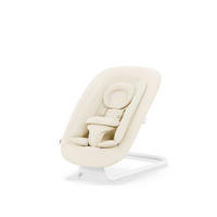 HOCHSTUHLLIEGE Lemo Bouncer  - Weiß, Basics, Kunststoff/Textil (61/44/46-55cm) - cybex GOLD