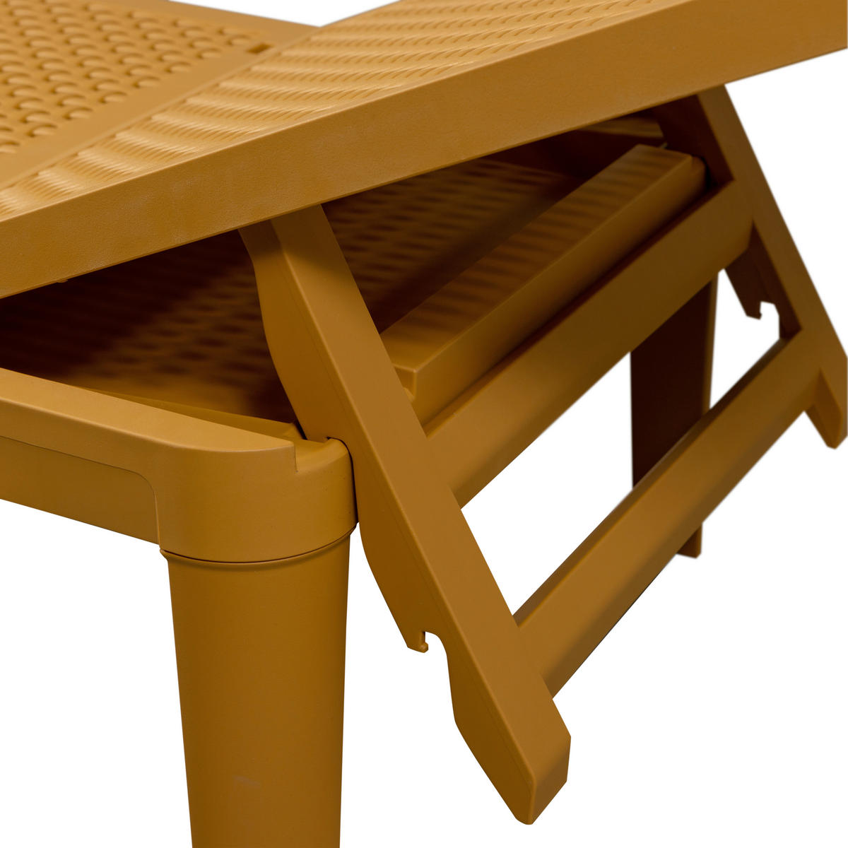 GARTENLIEGE 55/29/191 cm  - Gelb, Design, Kunststoff (55/29/191cm) - Gardenson