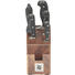 MESSERBLOCK Stahl 6-teilig - Edelstahlfarben/Braun, Basics, Holz/Metall (36/19,5/14,5cm) - WMF MESSERBLOCK Stahl 6-teilig - Edelstahlfarben/Braun, Basics, Holz/Metall (36/19,5/14,5cm) - WMF