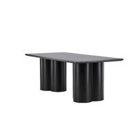 ESSTISCH 210/100/75 cm Echtholz  Holz rechteckig Schwarz  - Schwarz, MODERN, Holz (210/100/75cm) - Livetastic