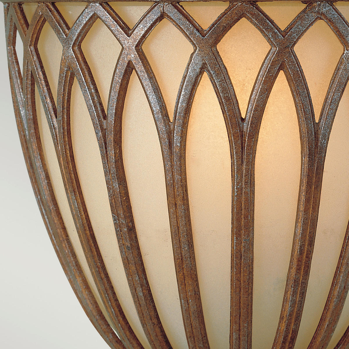 WANDLEUCHTE - Bronzefarben, Konventionell, Glas/Metall (27,9/15,2/34,3cm) - Elstead Lighting