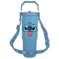 TRINKFLASCHE 0,85 l Stitch  - Multicolor, Trend, Kunststoff/Textil (25,5/10,5/9,8cm) - Disney