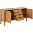 ANRICHTE in furniert, massiv Eiche Eichefarben - Eichefarben/Schwarz, KONVENTIONELL, Holz/Metall (160/81,5/43cm) ANRICHTE in furniert, massiv Eiche Eichefarben - Eichefarben/Schwarz, KONVENTIONELL, Holz/Metall (160/81,5/43cm)