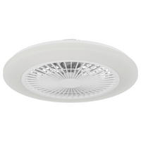 DECKENVENTILATOR - Weiß, Trend, Kunststoff (49,2cm) - Eglo
