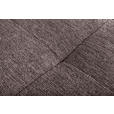 ECKSOFA in Mikrofaser Braun 276/193 cm - Chromfarben/Braun, MODERN, Kunststoff/Textil (276/193cm) - Hom`in
