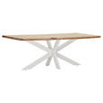 TISCHPLATTE      - Akaziefarben, Design, Holz (220/100/5cm) - Landscape