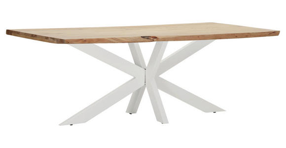 TISCHPLATTE      - Akaziefarben, Design, Holz (220/100/5cm) - Landscape
