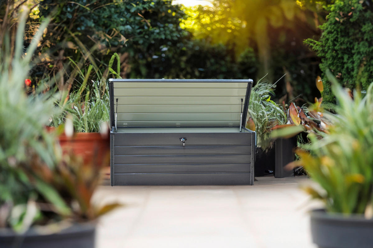 KISSENBOX 120/63/61 cm  - Anthrazit, Basics, Metall (120/63/61cm)