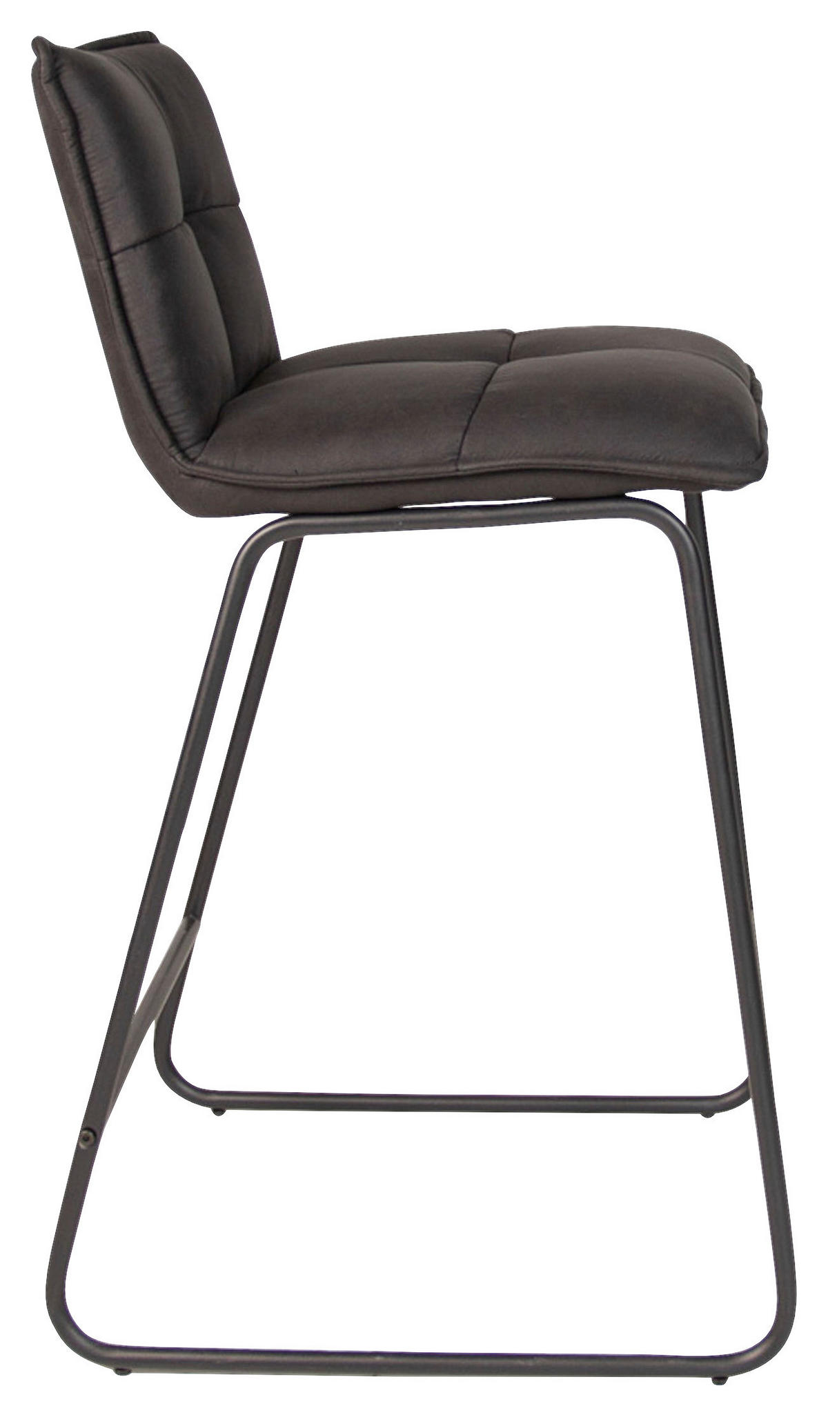 SADA BAROVÝCH STOLIČIEK 2 kus - čierna/antracitová, Konventionell, kov/textil (44/87/50cm) - MID.YOU