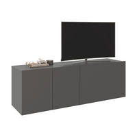 LOWBOARD  in 150/50/42 cm  - Anthrazit, Design, Holzwerkstoff (150/50/42cm) - Hom`in