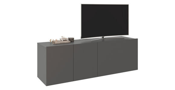 LOWBOARD  in 150/50/42 cm  - Anthrazit, Design, Holzwerkstoff (150/50/42cm) - Hom`in