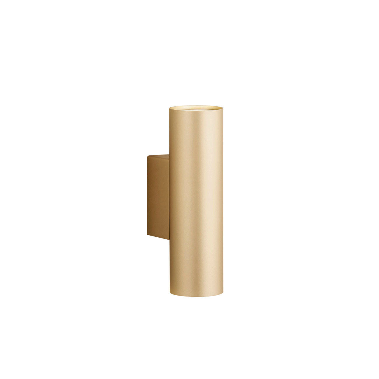 WANDLEUCHTE Argon Mitos Plus 18/8,5/5,5 cm   - Goldfarben, Design, Metall (18/8,5/5,5cm)
