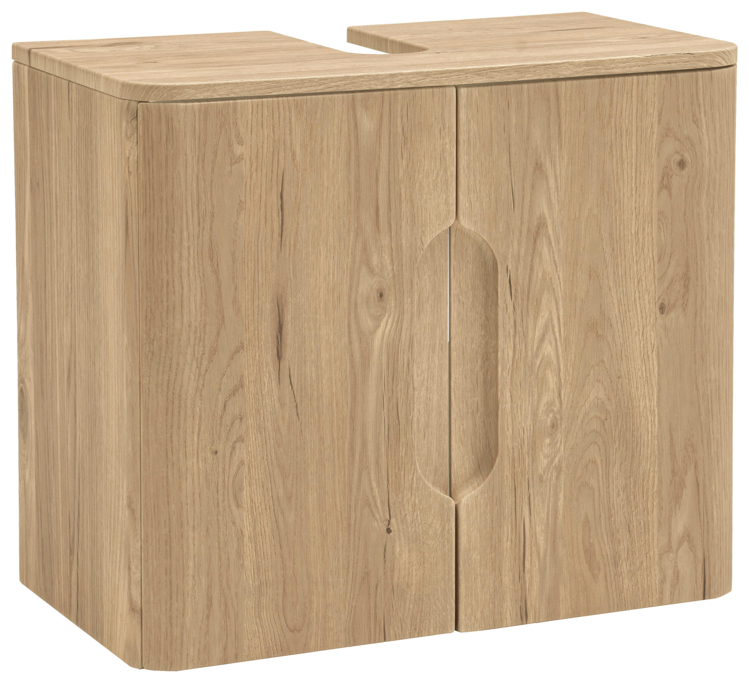 WASCHBECKENUNTERSCHRANK 61/53/35 cm  - Wildeiche, KONVENTIONELL, Holzwerkstoff (61/53/35cm) - Xora