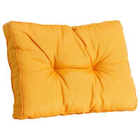 RÜCKENKISSEN  - Gelb, Basics, Textil (60/43/8cm)