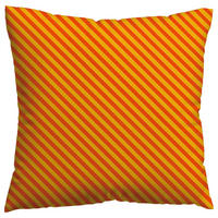 KISSENHÜLLE Woven Satin Fade 40/40 cm  - Gelb/Rot, Basics, Textil (40/40cm) - Schlafgut