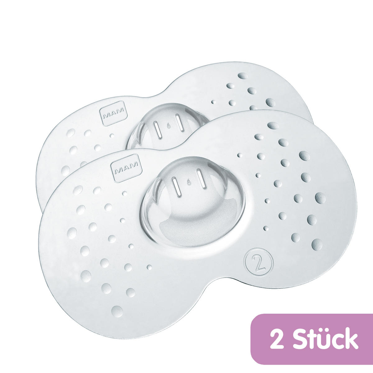 Stillhütchen Gr. 2   - Transparent, Basics, Kunststoff (9,1/12,5/5,5cm) - MAM