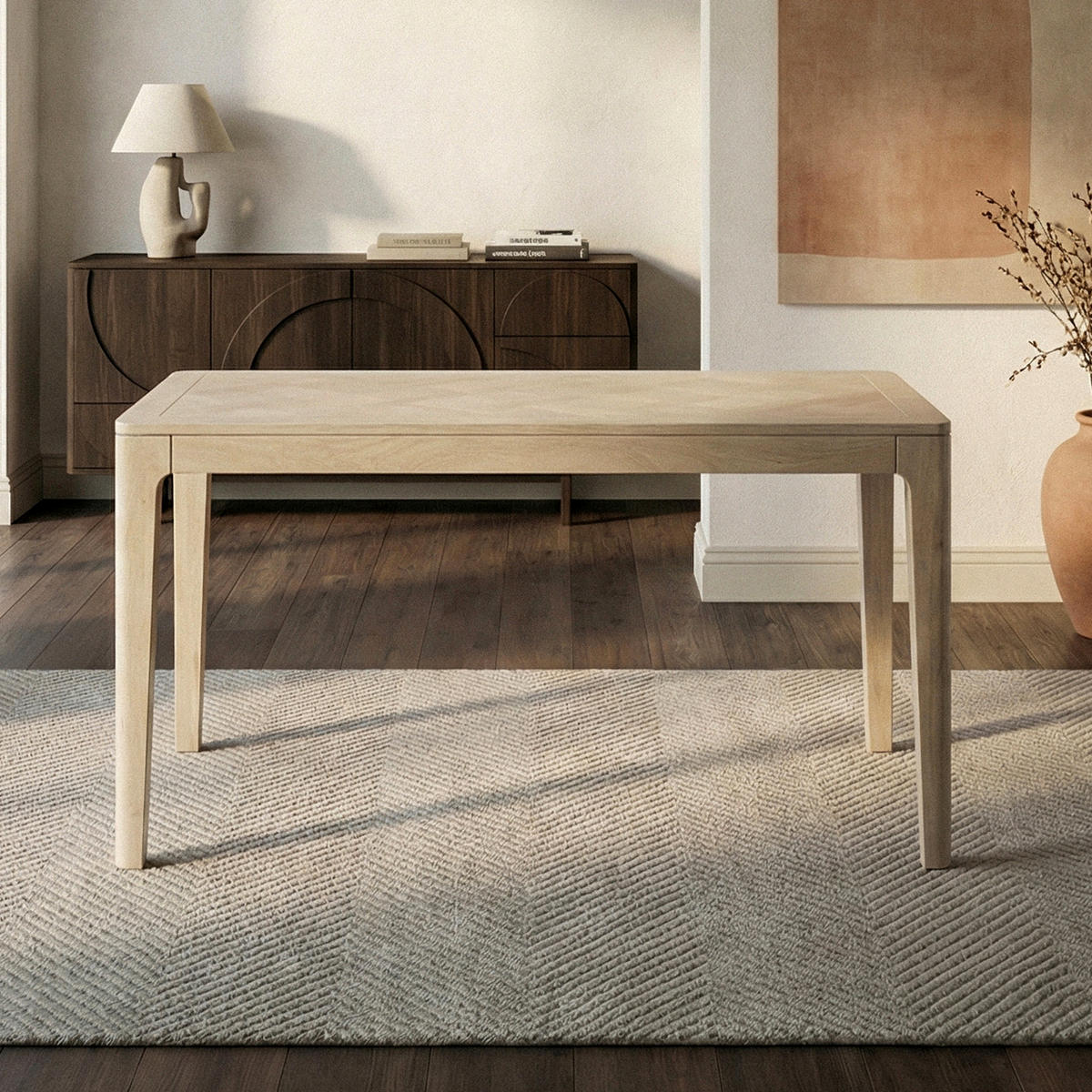 ESSTISCH      - Weiß, Design, Holz (120/60/76cm) - Livetastic