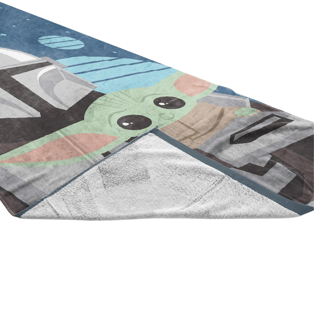 STRANDTUCH Star Wars Grau 150/70 cm  - Grau, Basics, Textil (150/70cm)