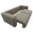 SCHLAFSOFA Flachgewebe Braun  inkl.  - Schwarz/Braun, MODERN, Kunststoff/Textil (248/94/109cm) - Carryhome