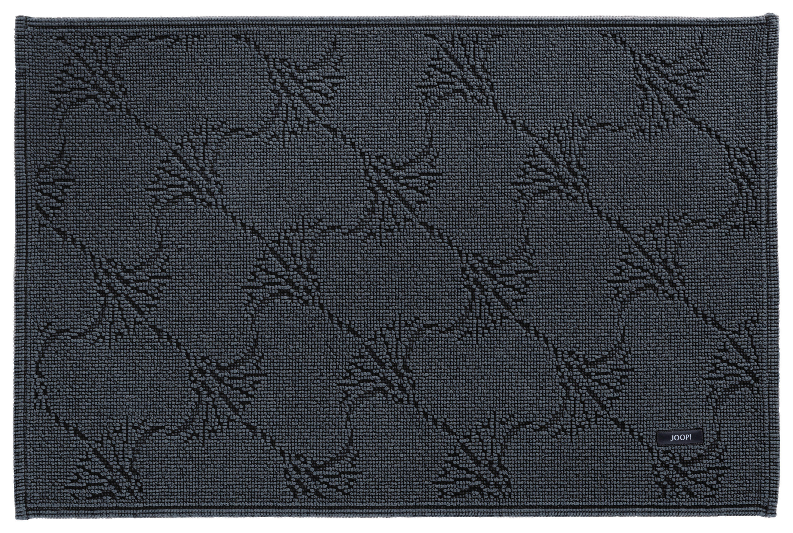 BADTEPPICH New Cornflower Anthrazit 70/120 cm  - Anthrazit, LIFESTYLE, Textil (70/120cm) - Joop!