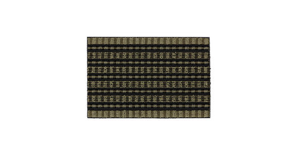 FUßMATTE 50/80 cm - Schwarz/Olivgrün, KONVENTIONELL, Textil (50/80cm) - Esposa