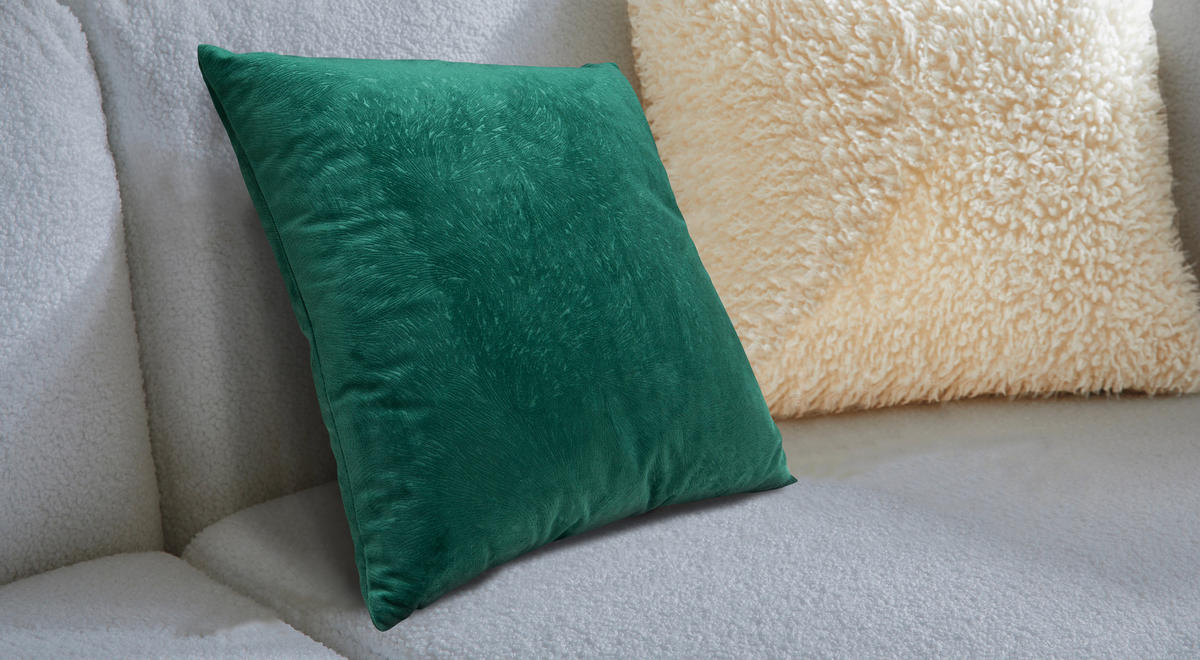 UKRASNI JASTUČIĆ   DAYARA  - zelena, Basics, tekstil (50/50cm) - Esposa