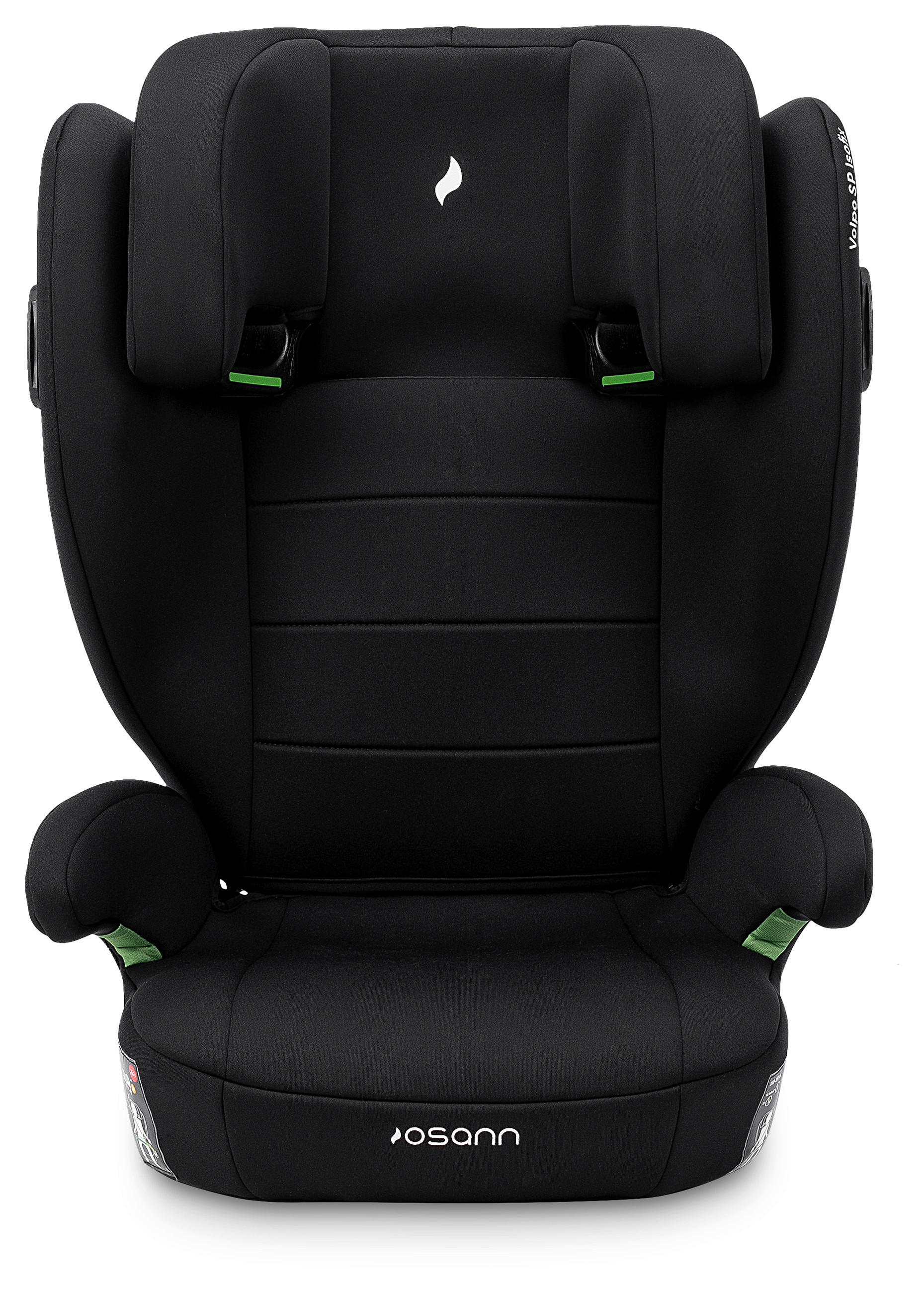 KINDERAUTOSITZ Volpo SP Isofix  - Schwarz, Basics, Kunststoff/Textil (37/43/77cm) - Osann