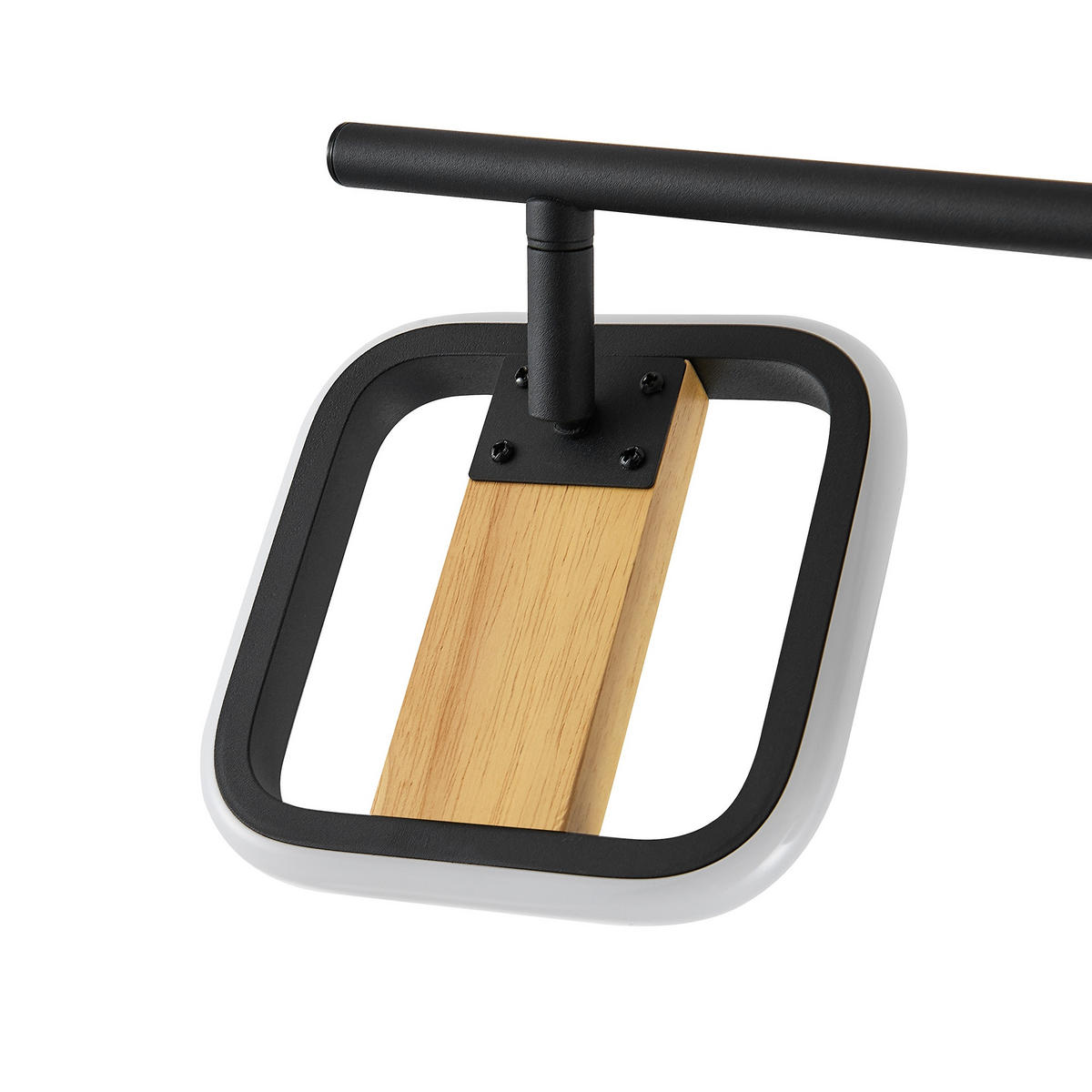 LED-STRAHLER Miriam 68/13,5/12 cm   - Eschefarben/Schwarz, Design, Holz/Kunststoff (68/13,5/12cm) - Novel